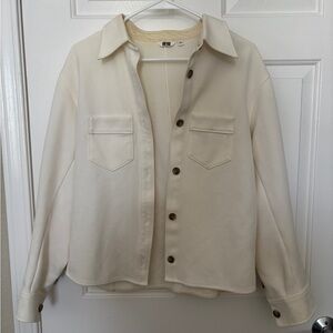 Uniqlo U Women's Off-White Utility Jacket/shirt
